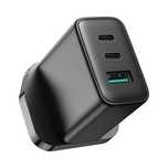 Szybka ładowarka Joyroom JR-TCF10/2x USB-C USB-A 32W (wtyczka UK) - cz