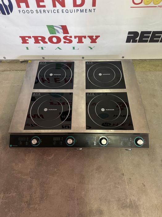 Індукційна Плита Професійна На 4 Комфортки Hurakan Німеччина!