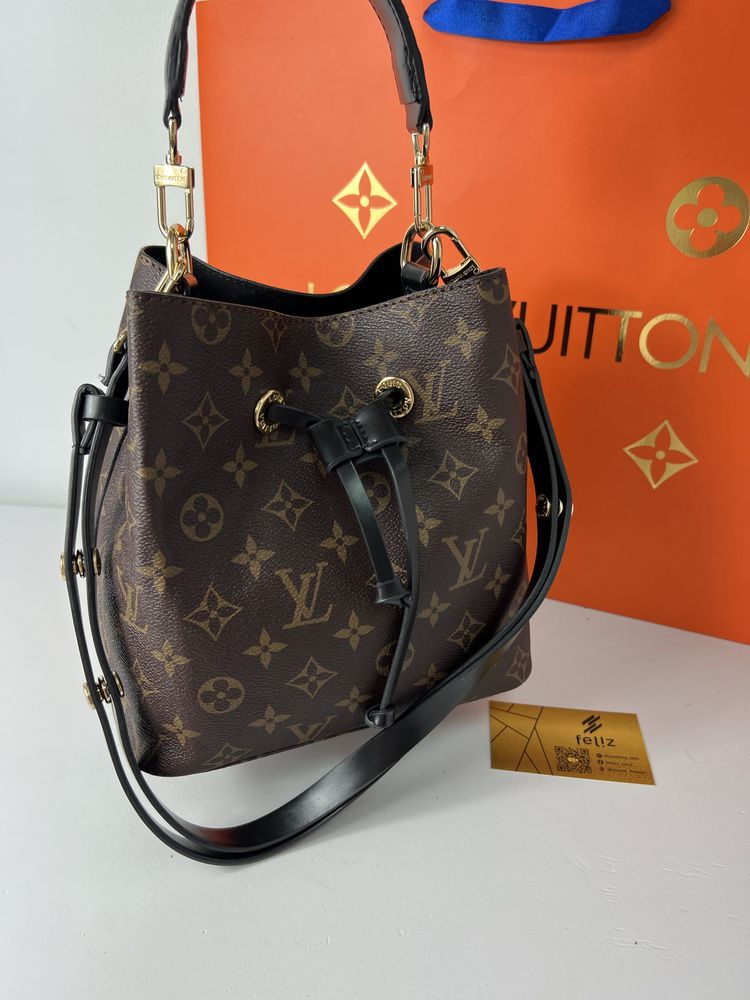 Torebka damska worek Louis Vuitton Neo Noe monogram Canvas Premium LV