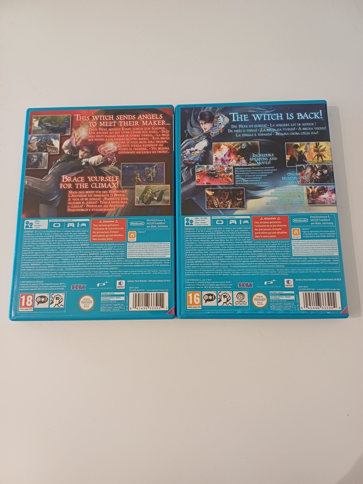 Bayonetta 1 + 2 Nintendo Wii U WiiU angielska