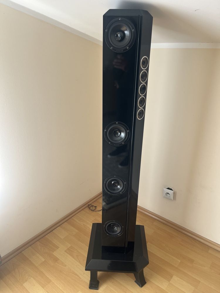 Kolumny czarne lakierowane wysokosc 170cm