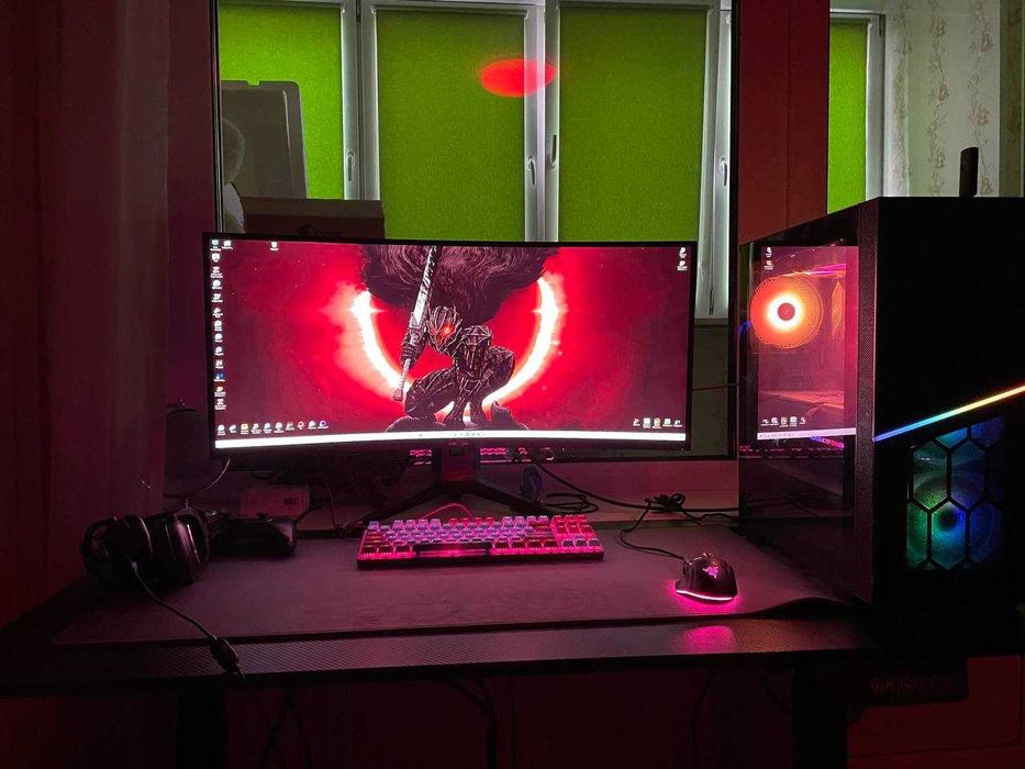 Ігровий комп'ютер з Монітором ( 4070 ti) (Ryzen 5 7600) (32 Gb озу)