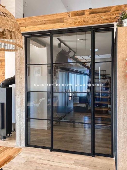 Drzwi loftowe/ścianka