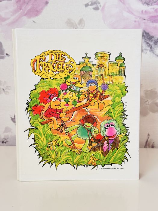 Segregator na karteczki Fraglesy Fraggle Rock, vintage 1983