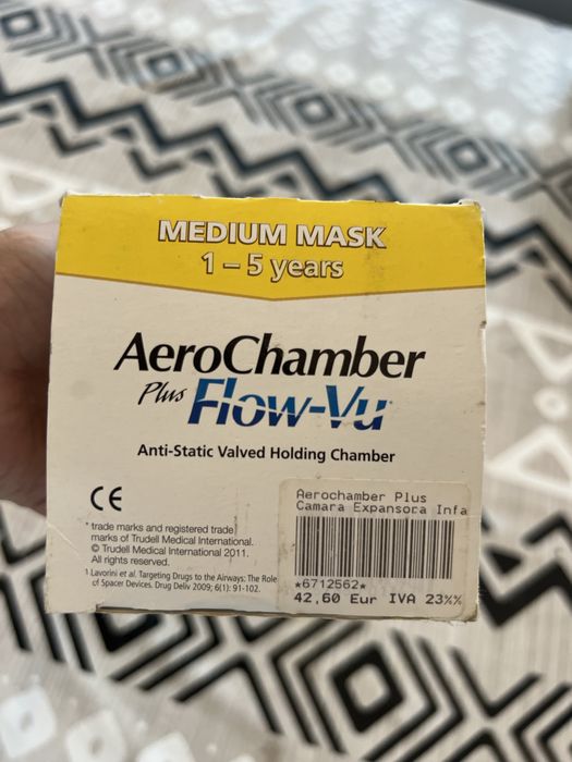 Inalador Aerochamber Plus - Camara expansora