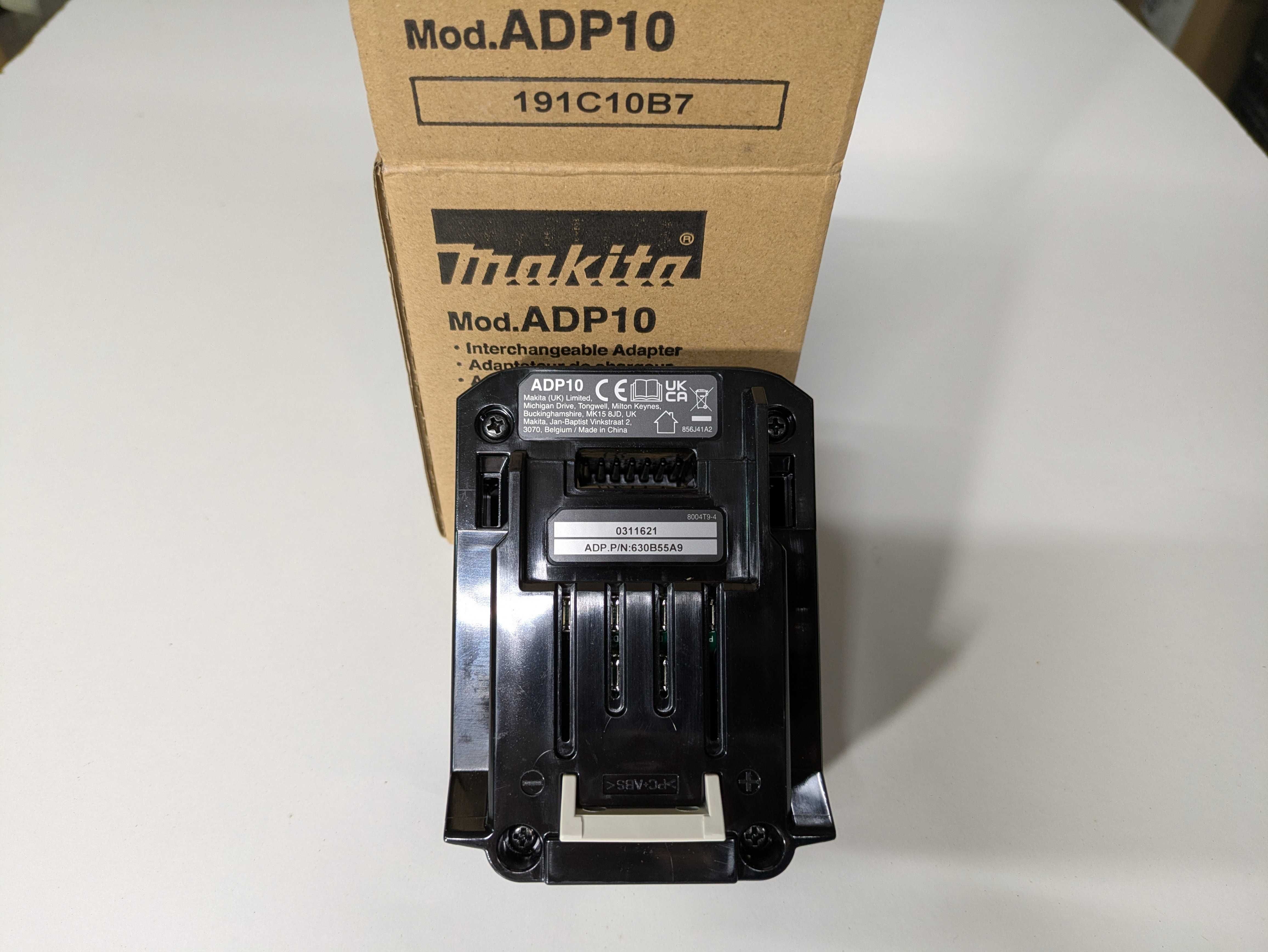 Makita XGT 40V ADP10 adaptador baterias LXT 18V