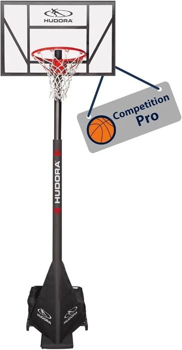 HUDORA stojak do koszykówki Competition Pro – kosz do koszykówki z reg