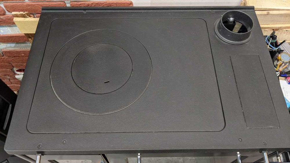 Чавунна піч на дровах з духовкою і варильною поверхнею Alfa-Plam 85G