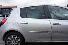 DRZWI TYLNE PRAWE CLIO III PH2 LIFT 5D HB TED69  SREBRNY RENAULT 2009-2012