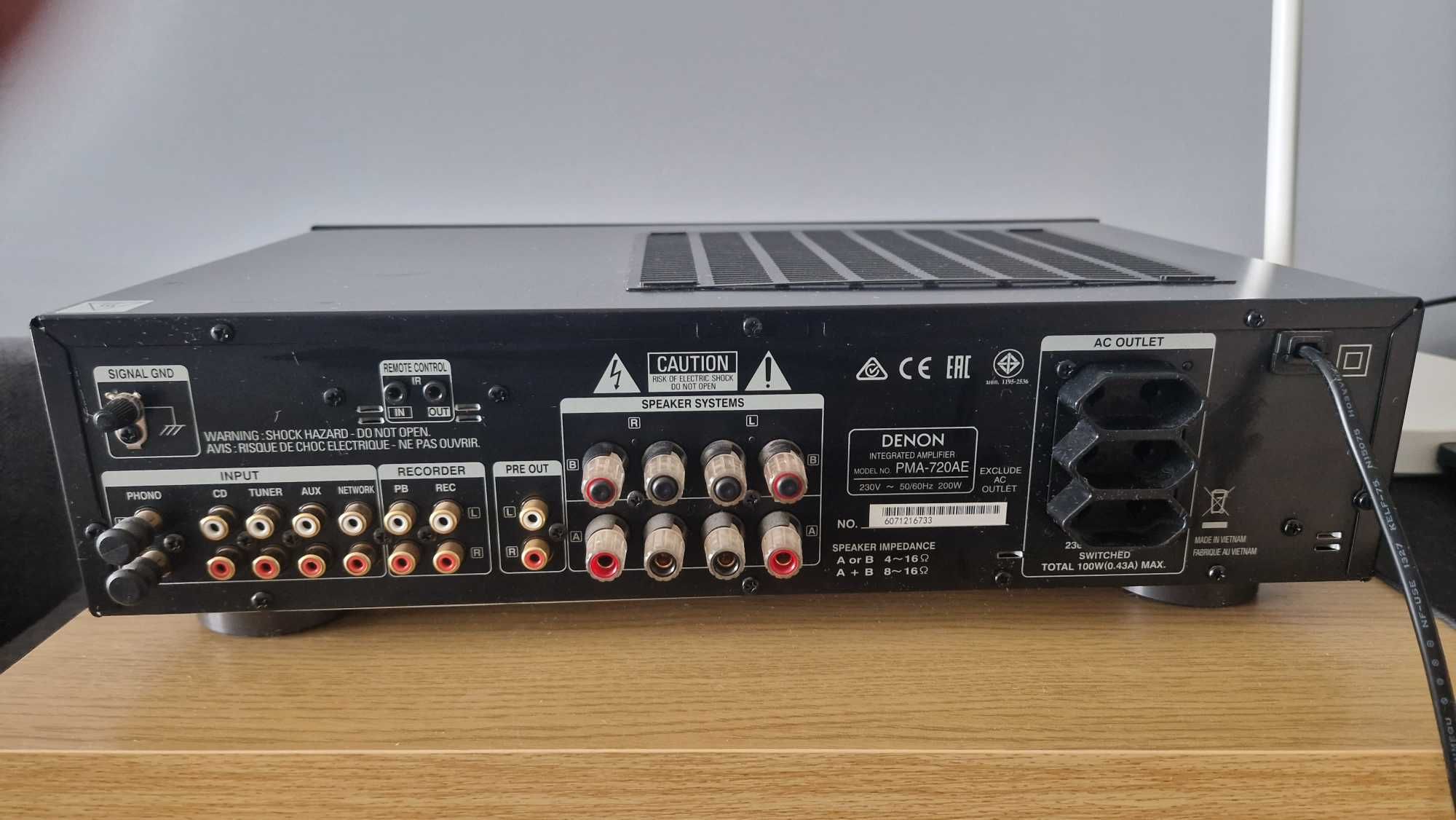 zestaw audio hifi Denon PMA-720ae, Denon DCD-520ae, Onkyo T-4030