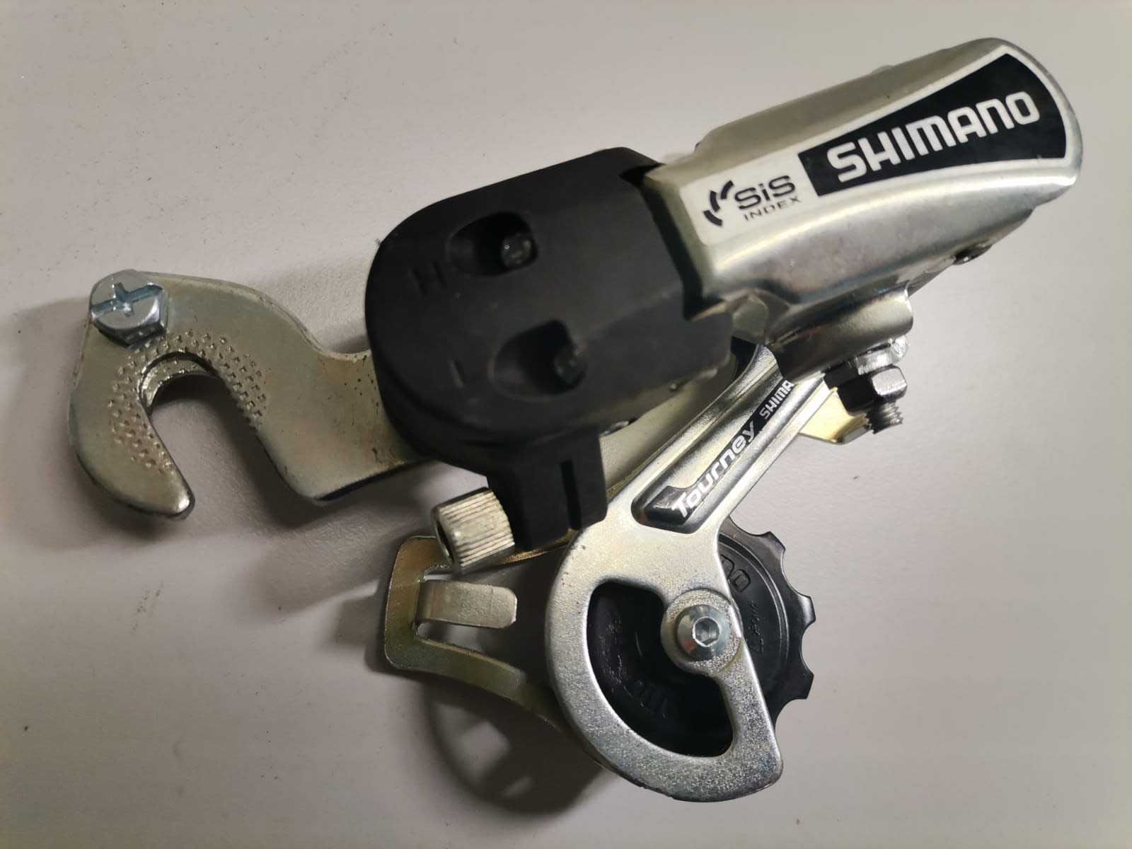 Uniwersalna PRZERZUTKA TYŁ SHIMANO rower 5-7 przełożeń, na hak