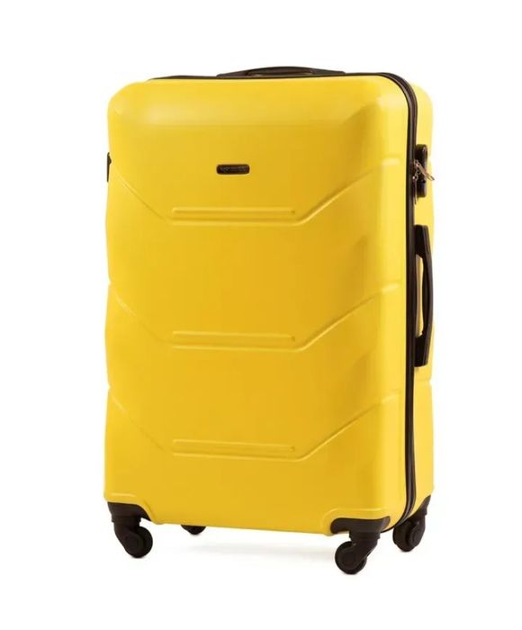 Валіза Wings Unlimited 147 велика (L) на 4 колесах жовта