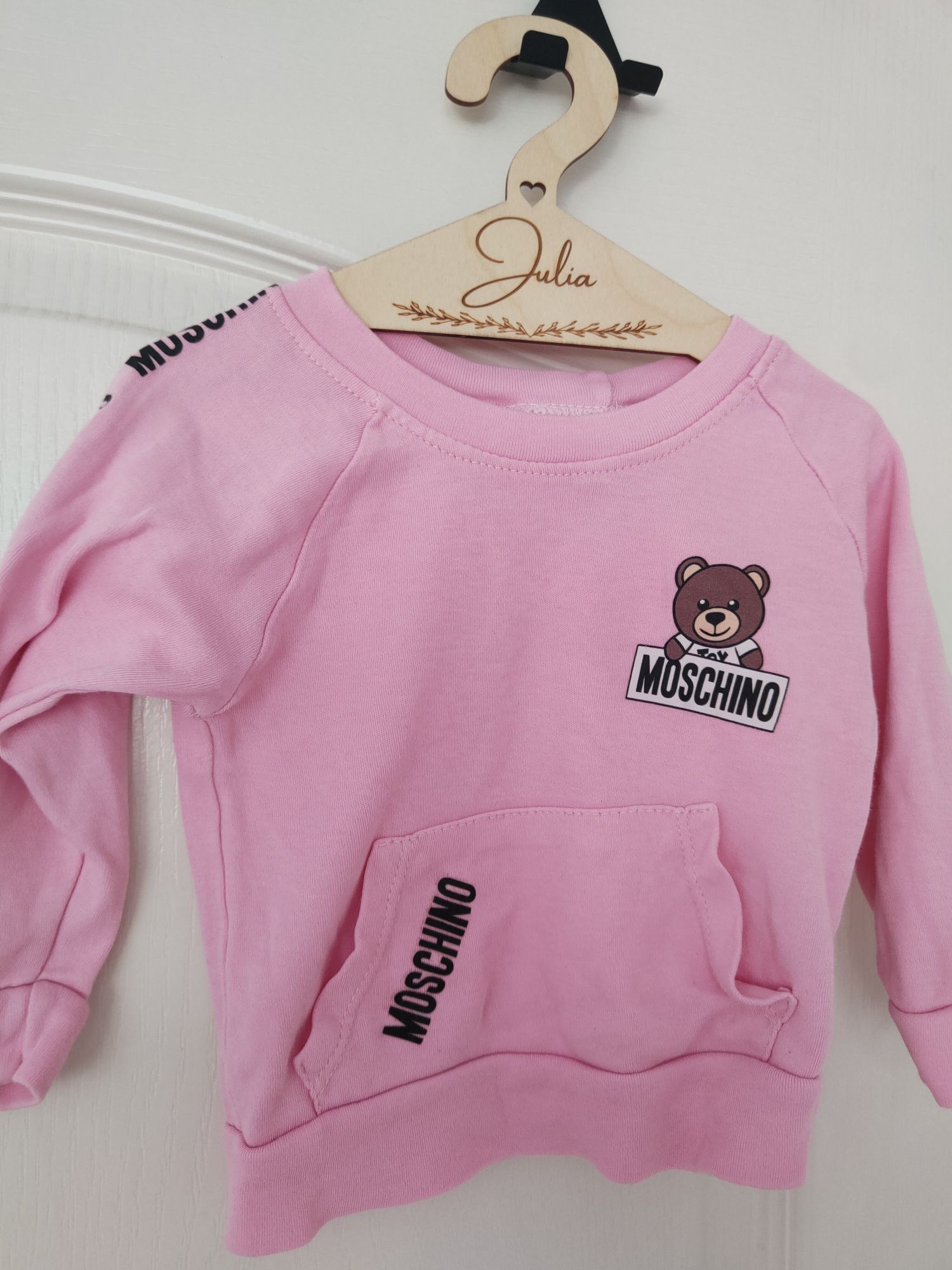Bluza Moschino niemowlęca dziecięca dziewczynki wiosenna