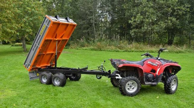 Przyczepa FT-1600 OFFROAD Foresteel z kiprem do traktorów, quadów, ATV