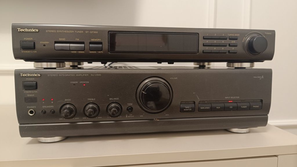 Wzmacniacz + tuner Technics SU-V500 ST-GT350