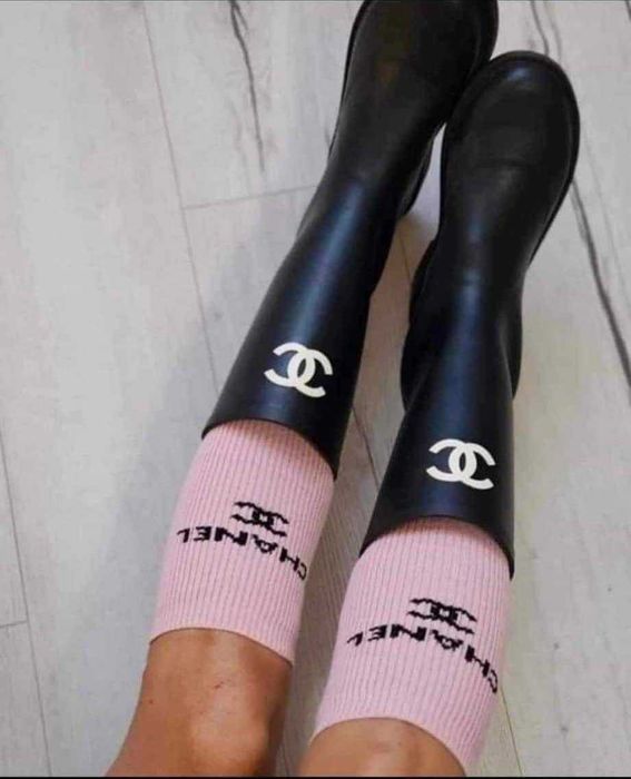 Kalosze Chanel Nowe Premium rozmiar 38,w kartonie