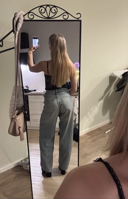 Jesnsy szerokie baggy y2k