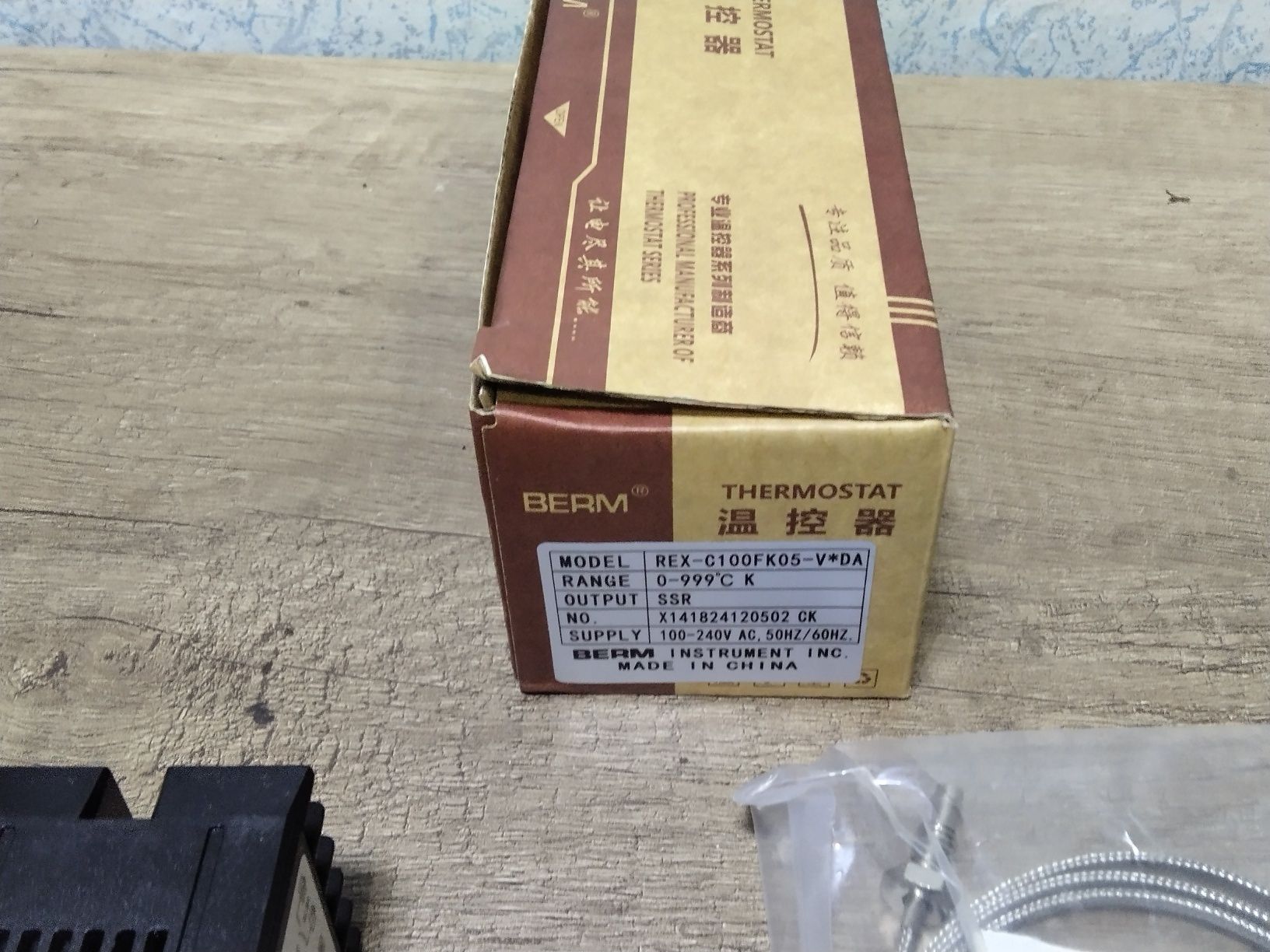 PID-регулятор REX-C100 SSR +реле+термопара