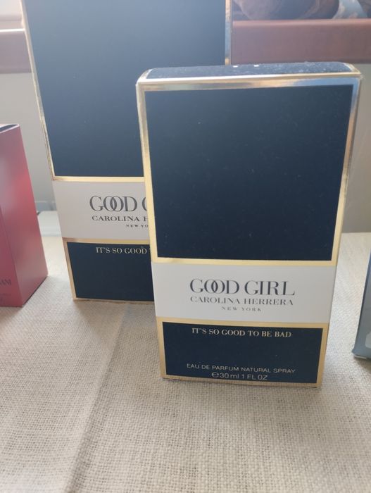 Flakony po perfumach, kartoniki, herrera, Boss, Armani