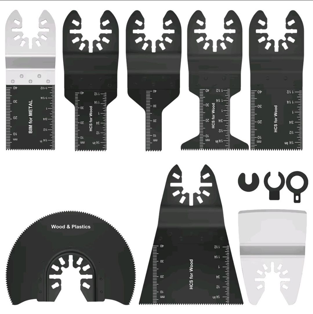 Ferramenta Oscilatória Multifunções c/ 2 Baterias 2Ah + 8 Laminas de o