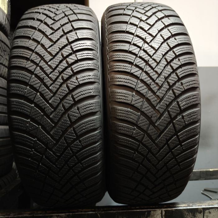 215/60/16 XL Sprzedam parę opon zimowych Hankook