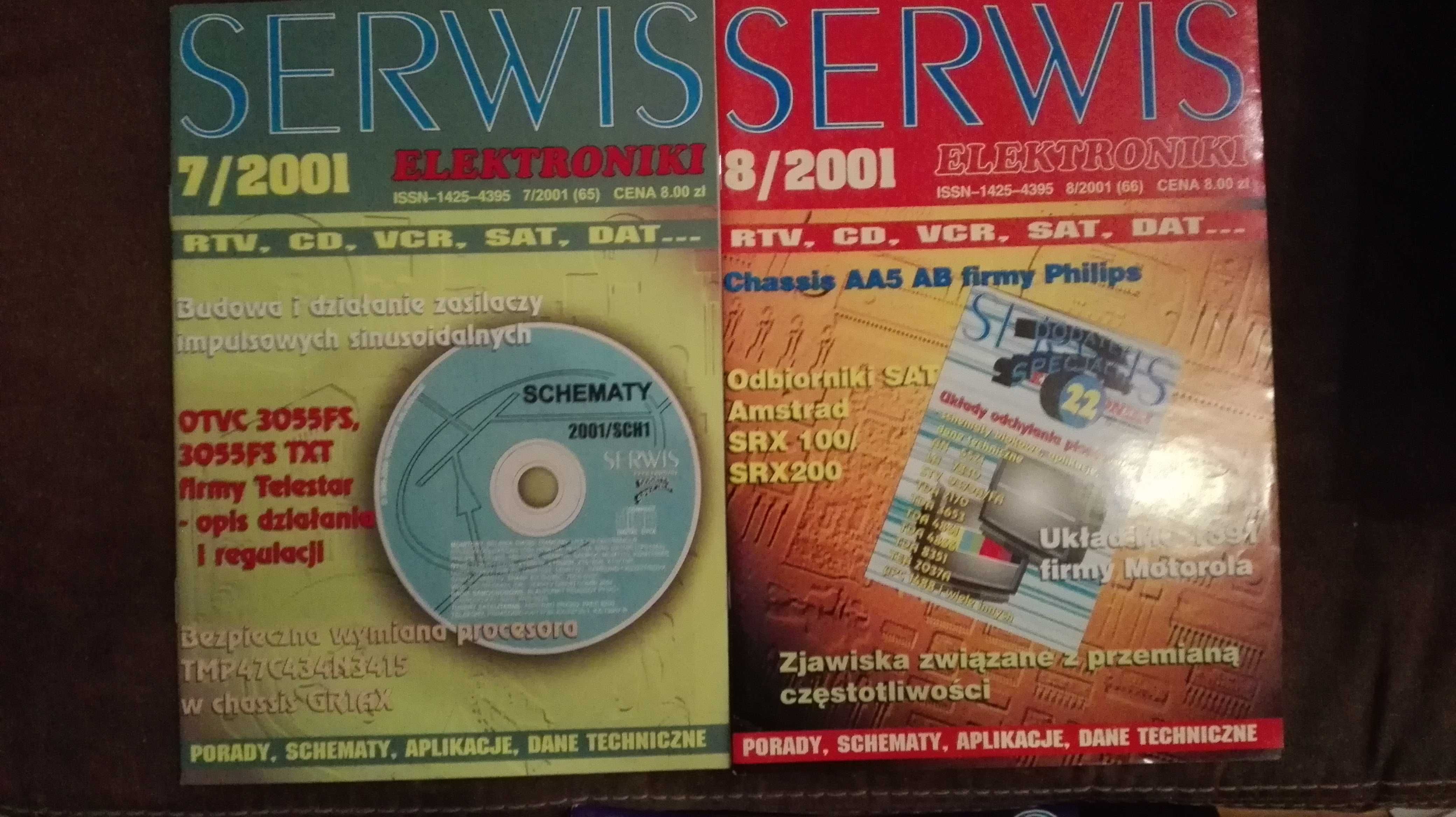 Czasopismo "Serwis Elektroniki" - rocznik 2001