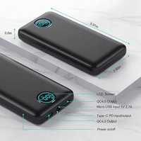 power bank model hx160q1, pojemność akumulatora 30800 mah,