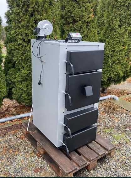 Kotły Kocioł 19kW na Drewno Węgiel - PRODUCENT Piec Zasypowy do 180m2