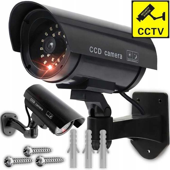 kamera atrapa ir kamera jak żywa imituje monitoring nowa sprawna