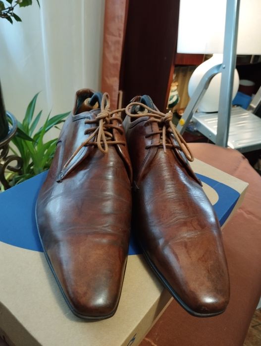 Buty , skórzane,kolor brązowy, rozmiar 42 wkładka 29 cm