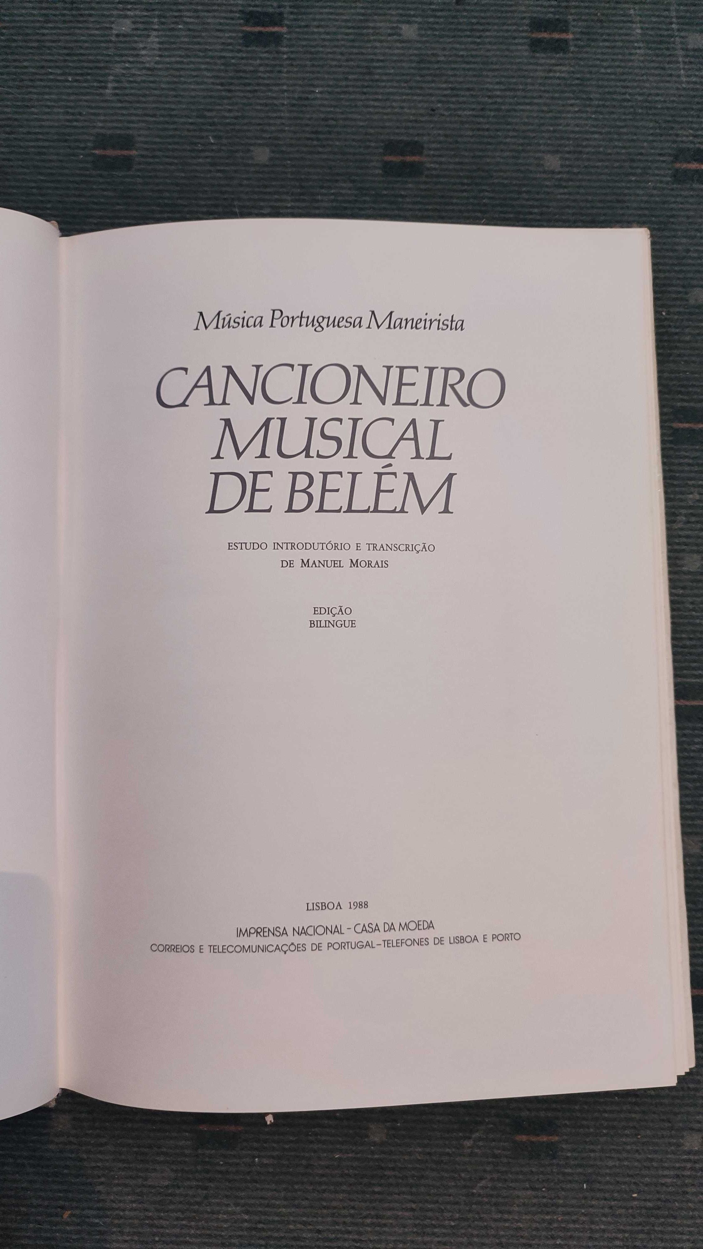 Cancioneiro Musical de Belém - Manuel Morais