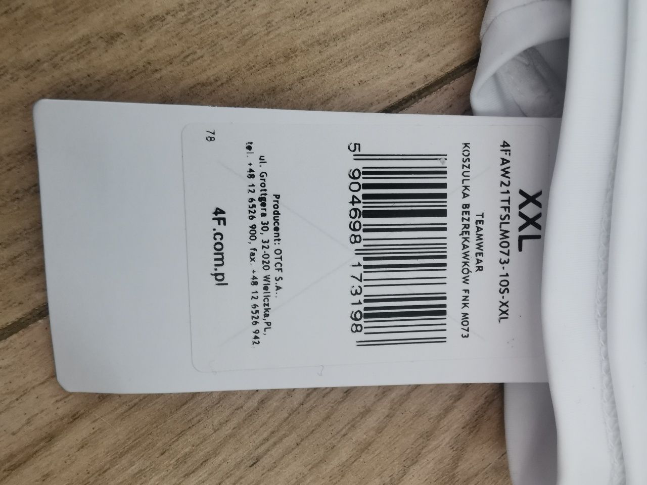 Koszulka treningowa bezrękawków 4F XXL