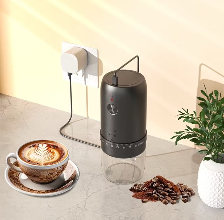 Кофемолка электрическая с регулировкой помола (портативная)