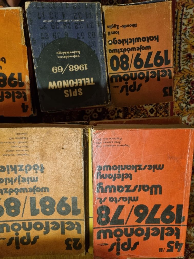 Książki telefoniczne 20szt.