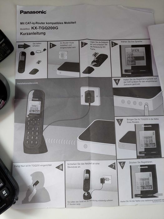 Telefon bezprzewodowy Panasonic TX-TGQ200G