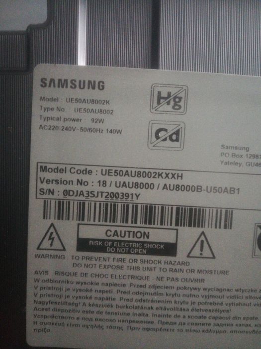 Samsung UE50AU8002k