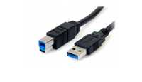 Kabel przewód drukarkowy USB A/B 3.0 nowy, 1.8m