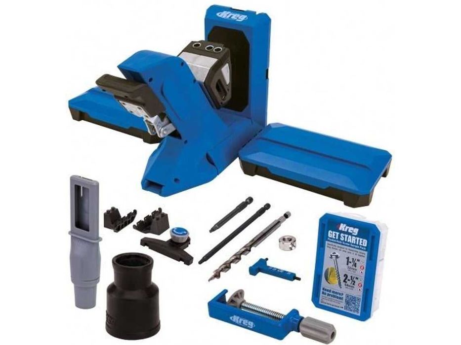 Kreg Pocket Hole Jig 720 PRO +  Acessorios KREG - Conjunto como novo