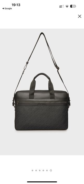 TOMMY HILFIGER Чоловіча чорна сумка для ноутбука