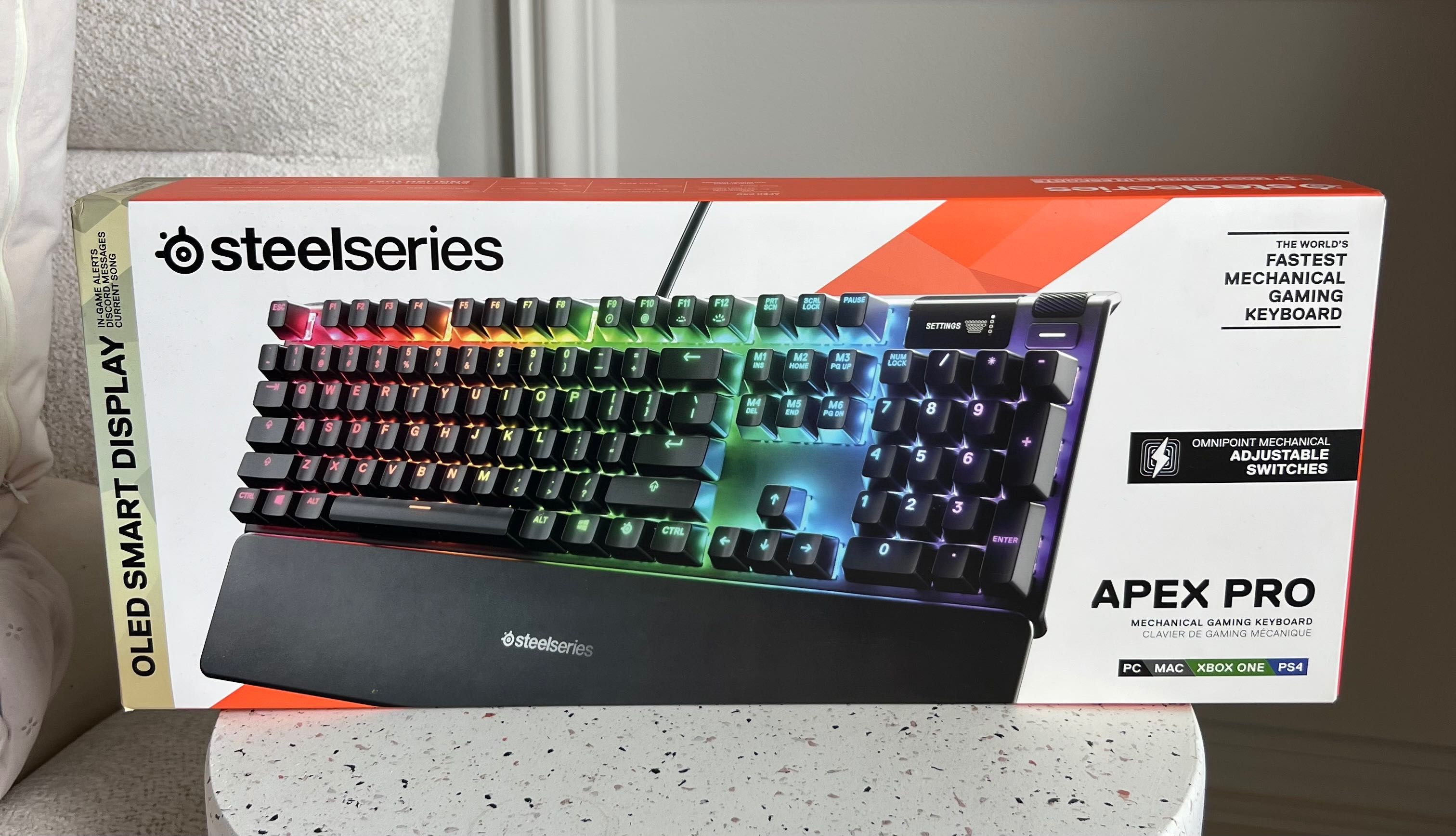 SteelSeries apex pro klawiatura podświetlana j nowa