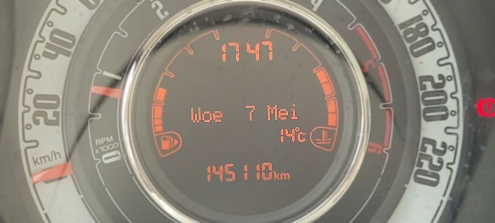 Fiat 500 1.3JTD de 2016  Impecável/negociável