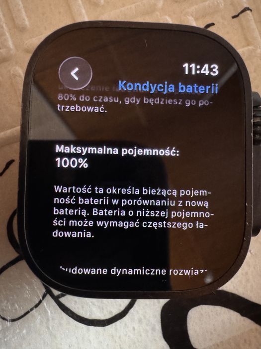 Apple watch ultra 2 na gwarancji.