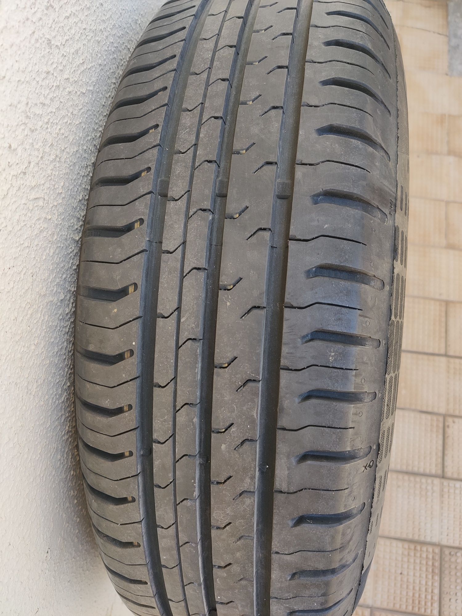 Roda jante -  3 pneus usados para utilização como suplente