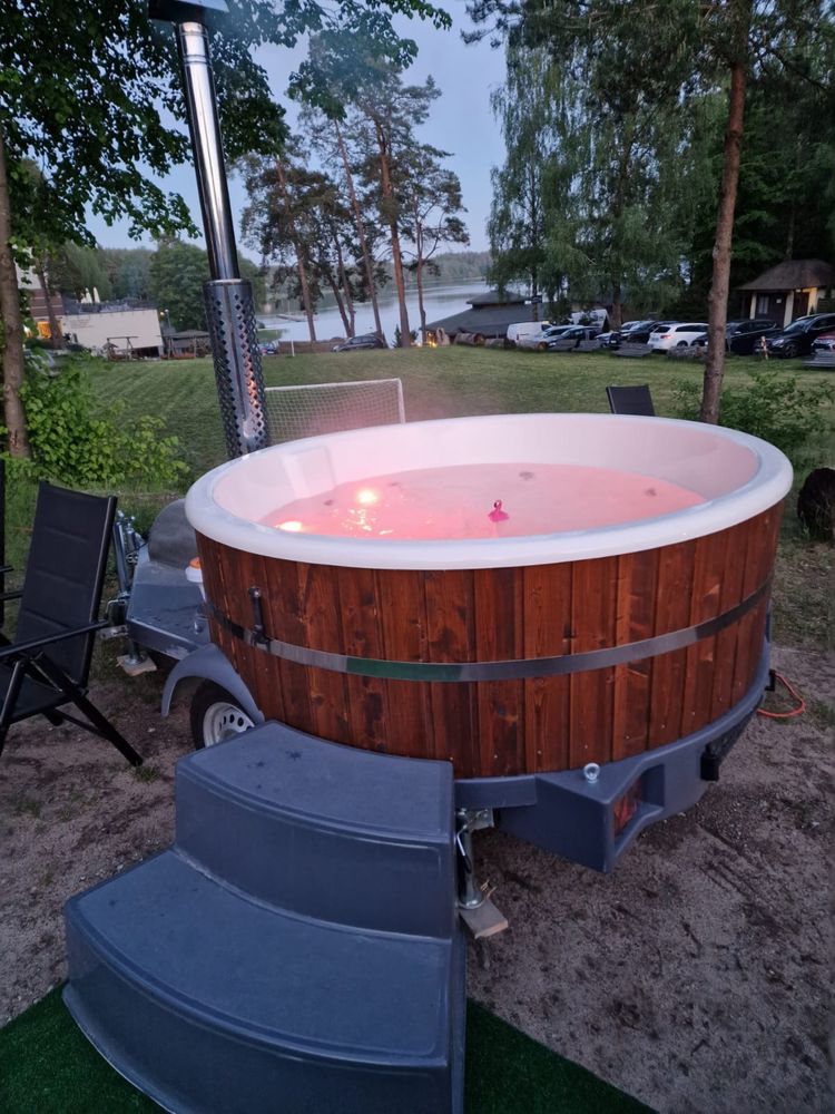 Wynajem mobilnej balii ogrodowej , jacuzzi mobilne ,ruska bania