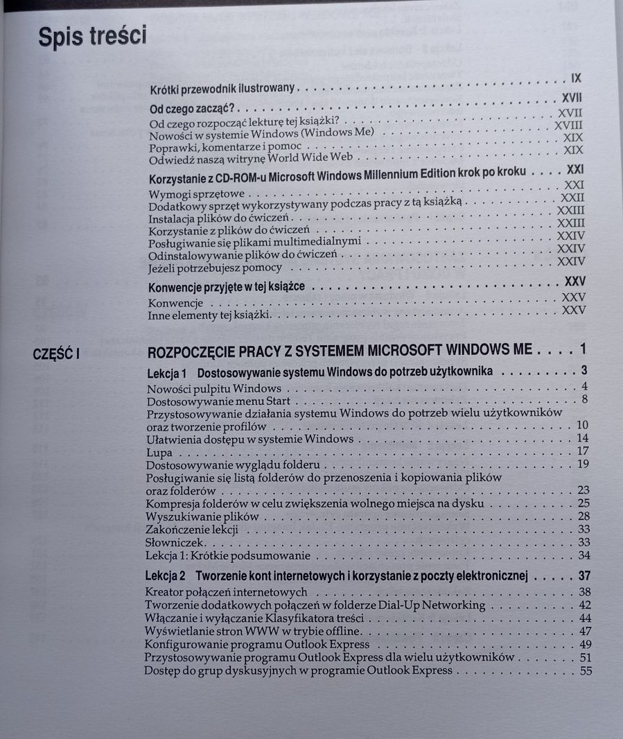 Krok po kroku Microsoft Windows Millennium Edition+ płyta CD