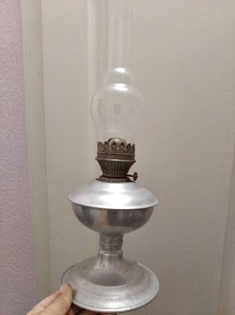 Раритет новая керосиновая лампа керосинка алюминиевая СССР