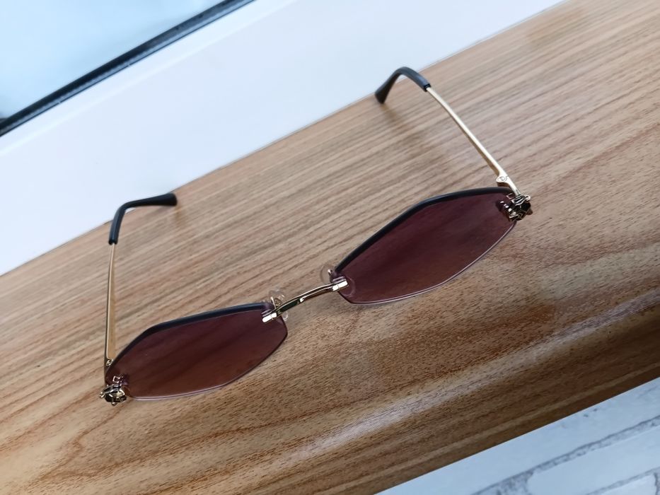 Геометрические солнцезащитные очки CARTIER,ponthera.