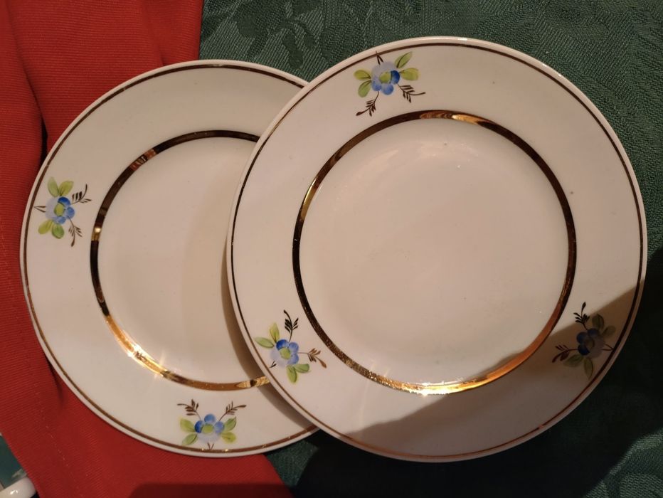 Агитационный фарфор,чашки,блюдца,Дулево,соусник,туфельки,СССР,Чехия.