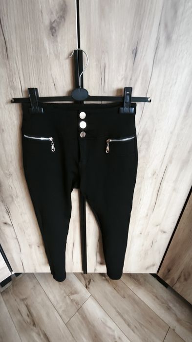 Spodnie czarne jako asparanto esperanto rozmiar M