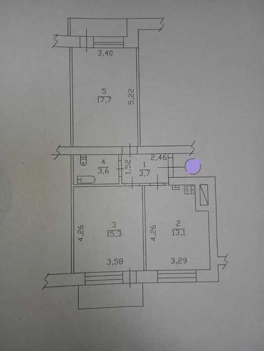 Продам 2к квартиру 56м2 метро Тракторный завод/ХТЗ, Масельского,